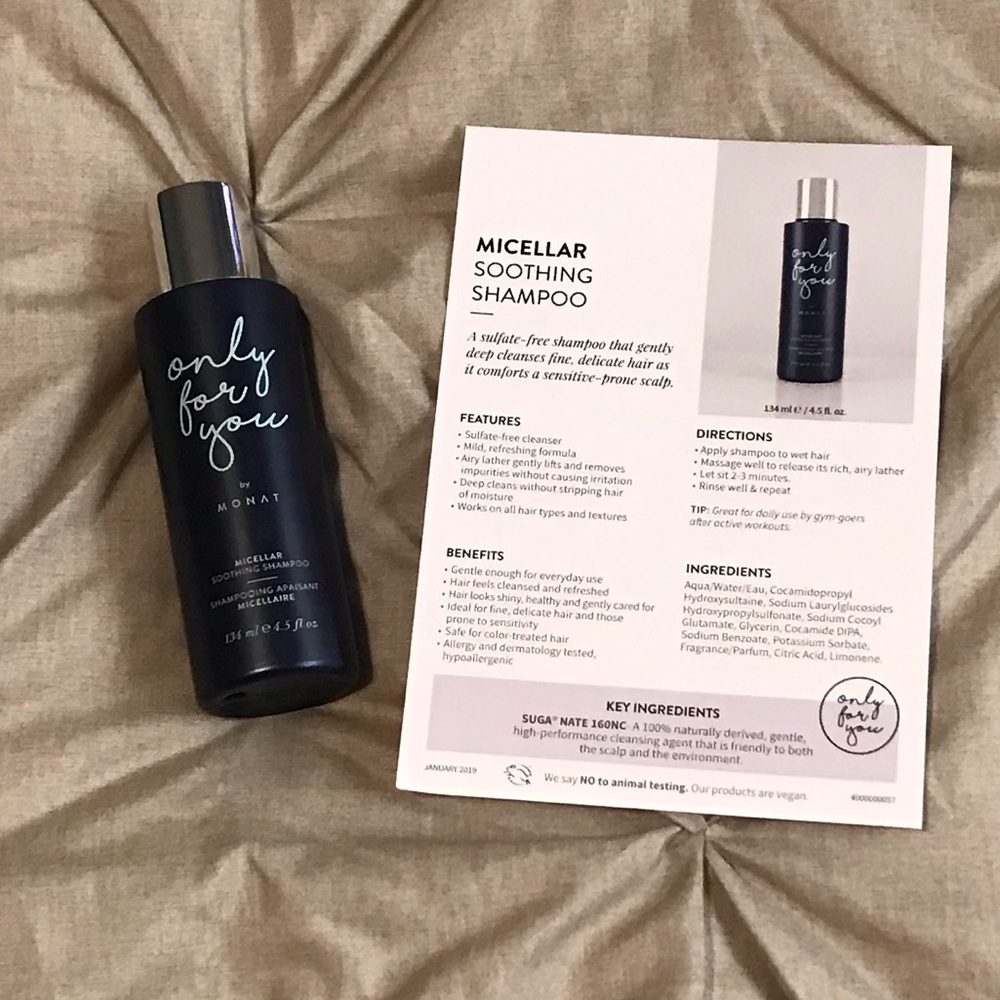 Only For You Shampoo Micellar Soothing Shampoo